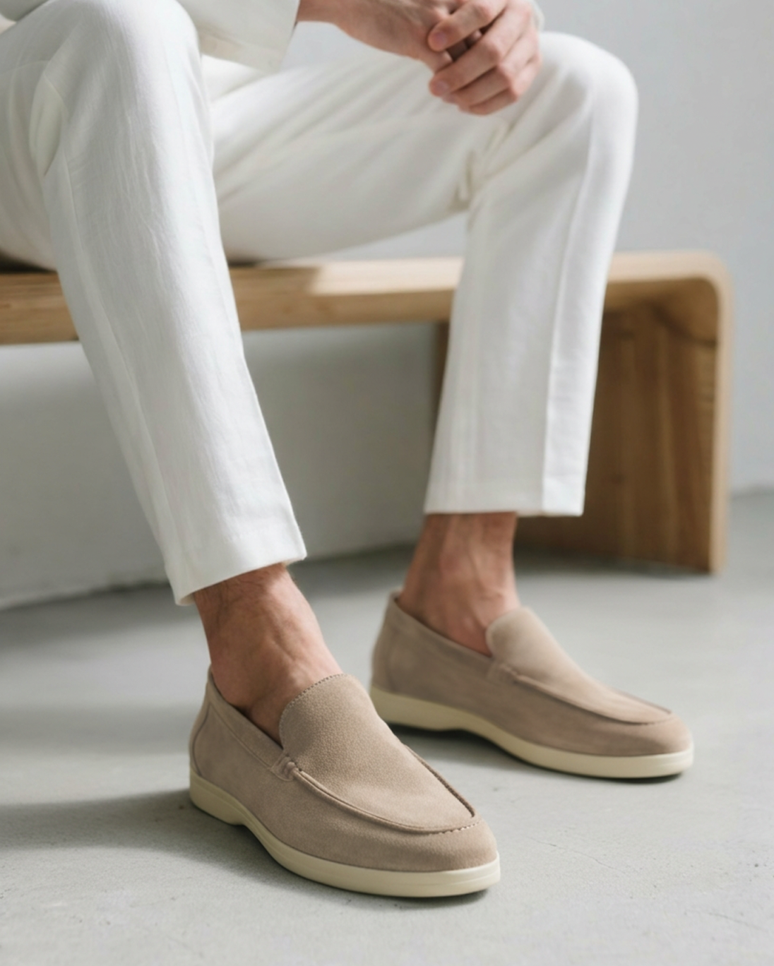 Suede Loafers